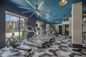 Fitness center with strength training and cardio equipment