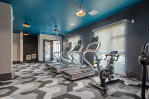 Fitness center with cardio equipment