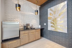 Community lounge coffee bar